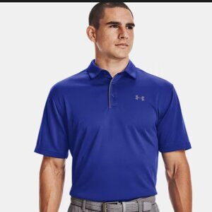 UNDER ARMOUR TECH MEN'S POLO IN ROYAL BLUE /3XL(ALSO LABELED 3TG/3EG) LOOSE FIT